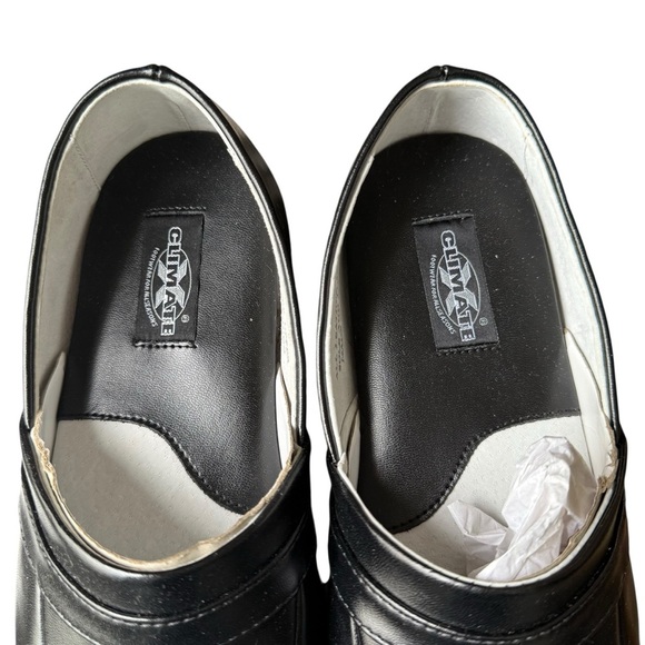 Climate X Black Leather Slippers House Shoes Men’s 8 EEE Round Close Toe NIB - Picture 14 of 16